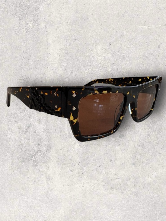 MCM Accessories - MCM Tortoiseshell Square Sunglasses with Brown Lenses